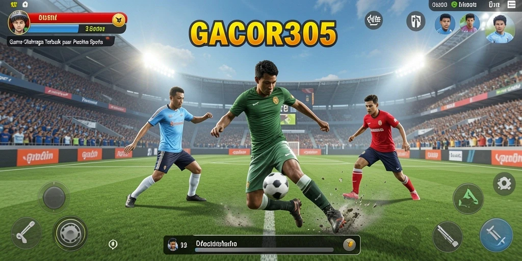 Gameplay GACOR305 yang mendebarkan dan penuh aksi olahraga.