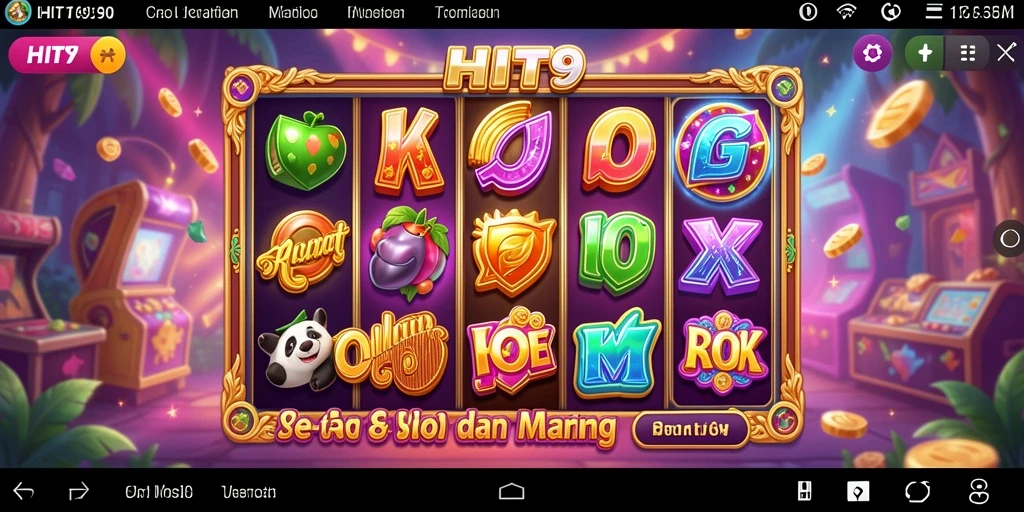 Menampilkan gameplay seru dari game Slot HIT9.