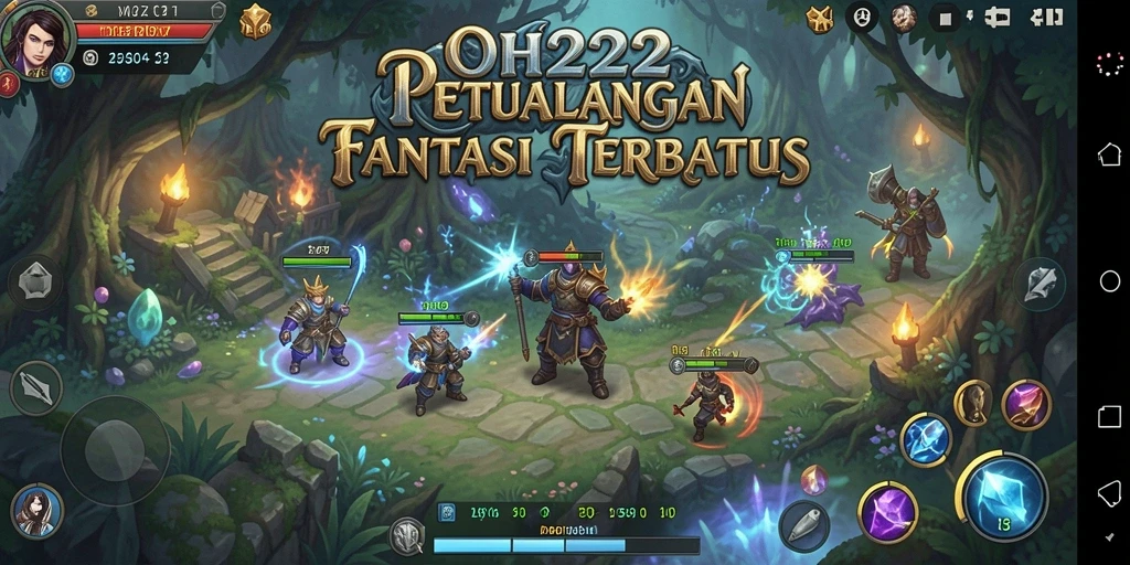 Tampilan gameplay RPG yang mendebarkan dan penuh aksi.