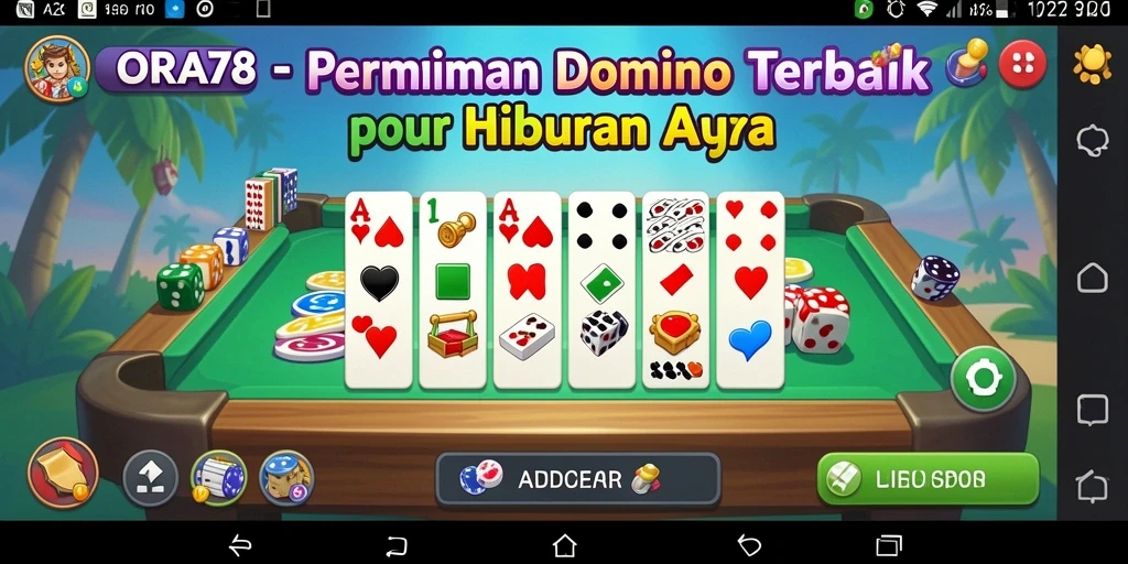 Tangkap momen seru saat bermain Domino di ORA78.