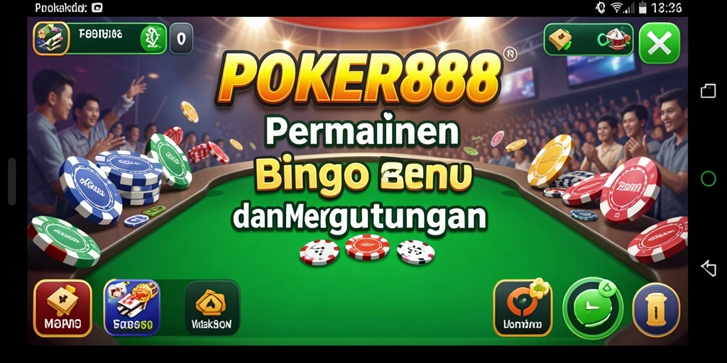 Screenshot utama POKER88 menampilkan keseruan permainan Bingo.