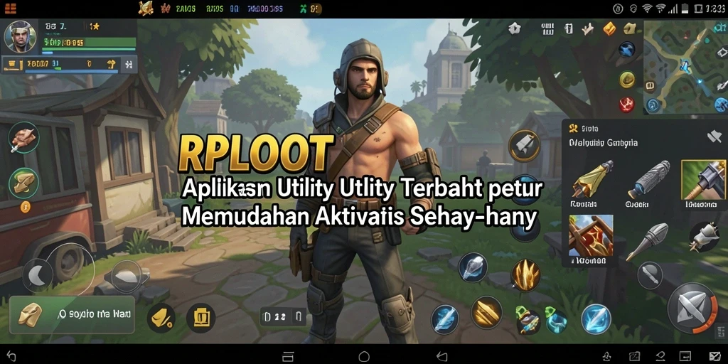 Tampilan antarmuka RPLOOT yang bersih dan fungsional.