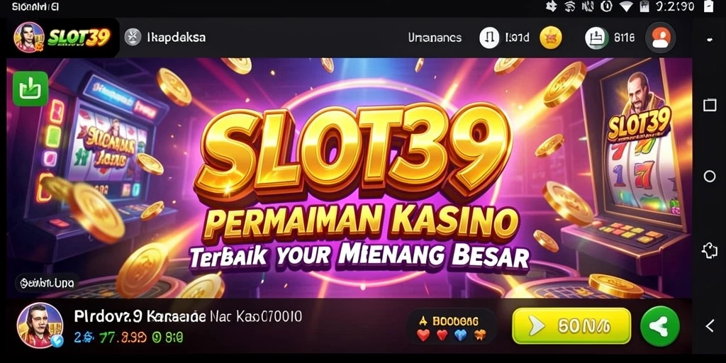 Gameplay SLOT39 menampilkan berbagai pilihan mesin slot yang mengasyikkan dan grafis menakjubkan.